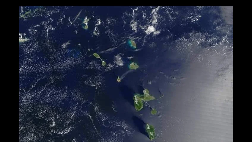 La Désirade vue d'en haut