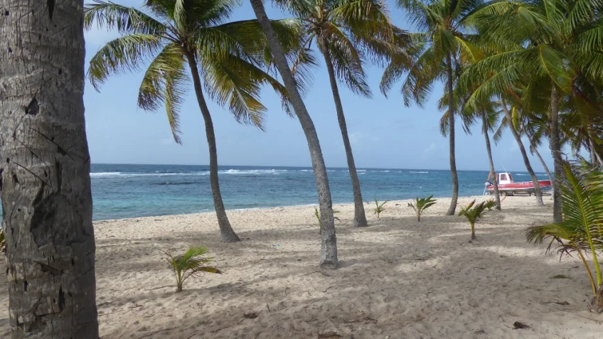 Une des plages de La Désirade